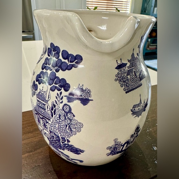 Blue Willow Pantry Collection Pitcher by Heritage Mint Ltd 6 1/4" Vintage - Picture 5 of 8